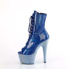 Carregar imagem no visualizador da galeria, Tacones Pleaser BEJEWELED-1021-7 Azul Holo Charol
