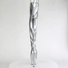 Load image into Gallery viewer, Tacones Pleaser BEJEWELED-3011-7 Plata Str Holo
