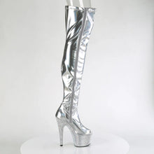 Load image into Gallery viewer, Tacones Pleaser BEJEWELED-3011-7 Plata Str Holo
