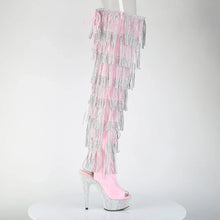Load image into Gallery viewer, Tacones Pleaser BEJEWELED-3017HG-RSF B. Rosa Holo
