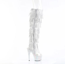 Cargar imagen en el visor de la galería, Tacones Pleaser BEJEWELED-3019C-RSF- Transparente Plata

