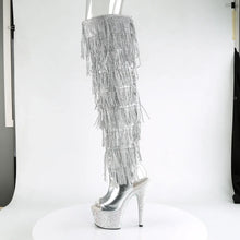 Carregar imagem no visualizador da galeria, Tacones Pleaser BEJEWELED-3019RSF-7 Plata Pu
