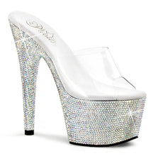 Carregar imagem no visualizador da galeria, Tacones Pleaser BEJEWELED-701DM Transparente Plata

