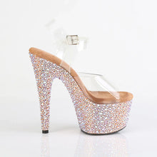 Carregar imagem no visualizador da galeria, Tacones Pleaser BEJEWELED-708MS Transparente Oro Rosa
