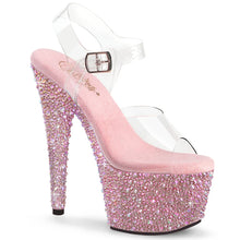 Carregar imagem no visualizador da galeria, Tacones Pleaser BEJEWELED-708MS Transparente B. Rosa
