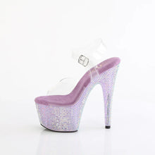 Cargar imagen en el visor de la galería, Tacones Pleaser BEJEWELED-708RRS Transparente Lavanda
