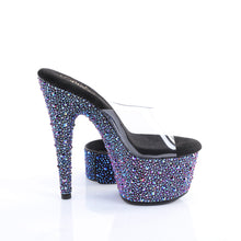 Cargar imagen en el visor de la galería, Tacones Pleaser BEJEWELED-712MS - Transparente Strass Negro
