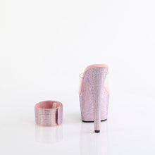 Cargar imagen en el visor de la galería, Tacones Pleaser BEJEWELED-712RS - Transparente / Strass multicolor rosa
