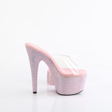 Cargar imagen en el visor de la galería, Tacones Pleaser BEJEWELED-712RS - Transparente / Strass multicolor rosa
