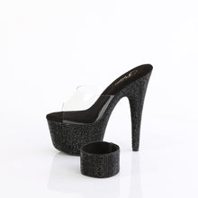 Cargar imagen en el visor de la galería, Tacones Pleaser BEJEWELED-712RS - Transparente / Strass negro
