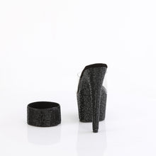 Cargar imagen en el visor de la galería, Tacones Pleaser BEJEWELED-712RS - Transparente / Strass negro
