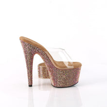 Cargar imagen en el visor de la galería, Tacones Pleaser BEJEWELED-712RS - Transparente / Strass multicolor bronce
