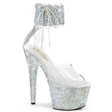 Cargar imagen en el visor de la galería, Tacones Pleaser BEJEWELED-724RS-02 Transparente Plata
