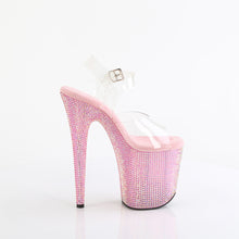 Cargar imagen en el visor de la galería, Tacones Pleaser BEJEWELED-808RRS - Transparente / Strass rosa
