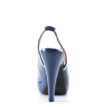 Cargar imagen en el visor de la galería, Tacones Pin Up Couture BETTIE-05 Navy Azul Charol
