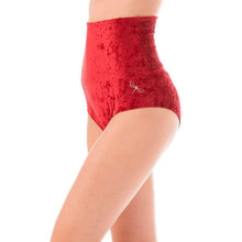 Cargar imagen en el visor de la galería, Shorts de cintura alta Betty Velvet Dragonfly
