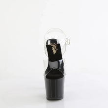 Cargar imagen en el visor de la galería, Tacones Pleaser BLISS-708 Transparente Negro
