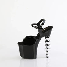 Load image into Gallery viewer, Tacones Pleaser BLISS-709 Negro Charol Plata
