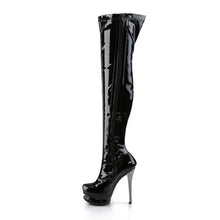 Load image into Gallery viewer, Tacones Pleaser BLONDIE-3000 Negro Str Charol
