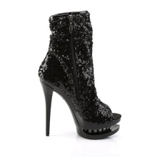 Carregar imagem no visualizador da galeria, Tacones Pleaser BLONDIE-R-1008 Negro Sequins
