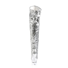 Cargar imagen en el visor de la galería, Tacones Pleaser BLONDIE-R-3011 Plata Sequins Cromo

