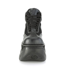 Cargar imagen en el visor de la galería, Zapatos con plataforma Demonia BOXER-01 Negro Piel vegana
