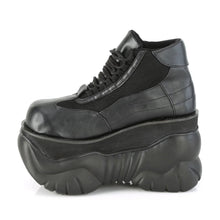 Cargar imagen en el visor de la galería, Zapatos con plataforma Demonia BOXER-01 Negro Piel vegana
