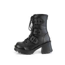 Cargar imagen en el visor de la galería, Botines Demonia BRATTY-118 Negro Piel vegana
