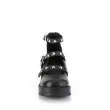 Cargar imagen en el visor de la galería, Zapatos con plataforma Demonia BRATTY-30 Negro Piel vegana
