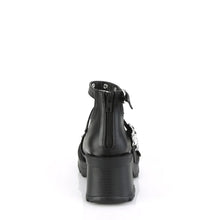 Cargar imagen en el visor de la galería, Zapatos con plataforma Demonia BRATTY-30 Negro Piel vegana
