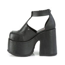 Load image into Gallery viewer, Sandalias Demonia CAMEL-103 Negro Piel vegana
