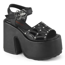Cargar imagen en el visor de la galería, Sandalias Demonia CAMEL-17 Negro Piel vegana
