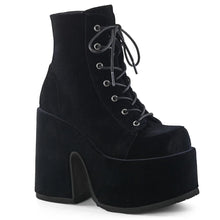 Cargar imagen en el visor de la galería, Botines Demonia CAMEL-203 Negro Velvet
