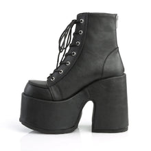 Cargar imagen en el visor de la galería, Botines Demonia CAMEL-203 Negro Piel vegana
