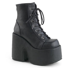 Cargar imagen en el visor de la galería, Botines Demonia CAMEL-203 Negro Piel vegana
