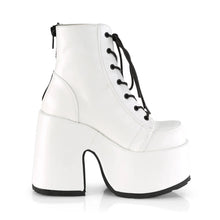 Cargar imagen en el visor de la galería, Botines Demonia CAMEL-203 Blanco Piel vegana
