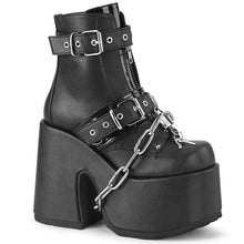 Carregar imagem no visualizador da galeria, Botines Demonia CAMEL-205 Negro Piel vegana

