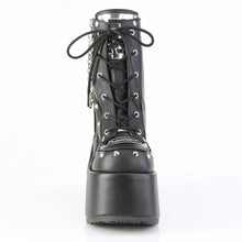 Cargar imagen en el visor de la galería, Botines Demonia CAMEL-208 Negro Piel vegana

