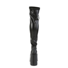 Carregar imagem no visualizador da galeria, Botas (Over the Knee) Demonia CAMEL-300 Negro Str Piel vegana
