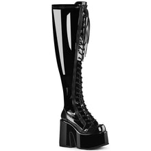 Load image into Gallery viewer, Botas (Over the Knee) Demonia CAMEL-300WC Negro Str Pat
