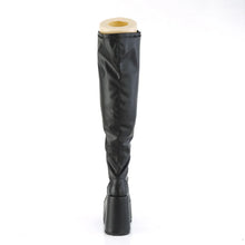 Cargar imagen en el visor de la galería, Botas (Over the Knee) Demonia CAMEL-300WC Negro Str Piel vegana
