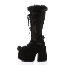 Cargar imagen en el visor de la galería, Botas Demonia CAMEL-311 Negro Ante vegano
