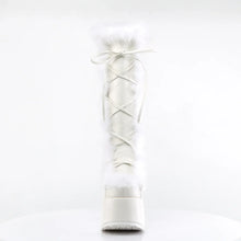 Load image into Gallery viewer, Botas Demonia CAMEL-311 Blanco Piel vegana
