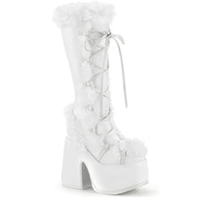 Load image into Gallery viewer, Botas Demonia CAMEL-311 Blanco Piel vegana
