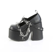 Load image into Gallery viewer, Zapatos con plataforma Demonia CAMEL-33 Negro Piel vegana
