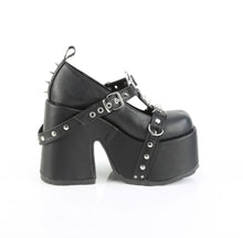 Load image into Gallery viewer, Zapatos con plataforma Demonia CAMEL-33 Negro Piel vegana
