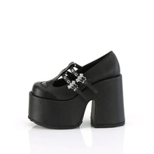 Carregar imagem no visualizador da galeria, Zapatos con plataforma Demonia CAMEL-55 Negro Piel vegana
