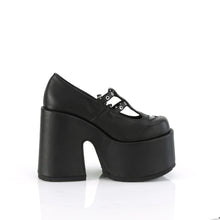 Carregar imagem no visualizador da galeria, Zapatos con plataforma Demonia CAMEL-55 Negro Piel vegana
