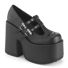 Carregar imagem no visualizador da galeria, Zapatos con plataforma Demonia CAMEL-55 Negro Piel vegana
