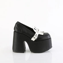 Cargar imagen en el visor de la galería, Zapatos con plataforma Demonia CAMEL-58 Negro Piel vegana
